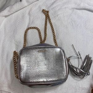 Victoria's Secret Silver Crossbody Purse